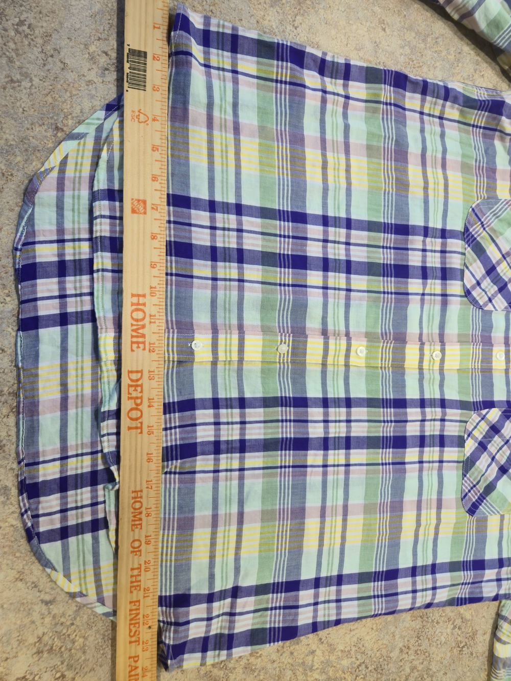 Lauren Ralph Lauren Women's XL Plaid Long Sleeve Button-Up Cotton Woven Pockets - Picture 6 of 11